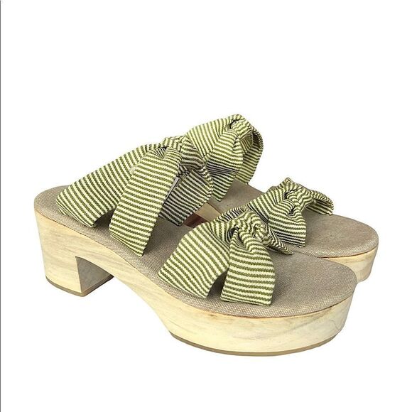 Atelier Sabot Paris Brigitte Wooden Platform Slides - Picture 2 of 13